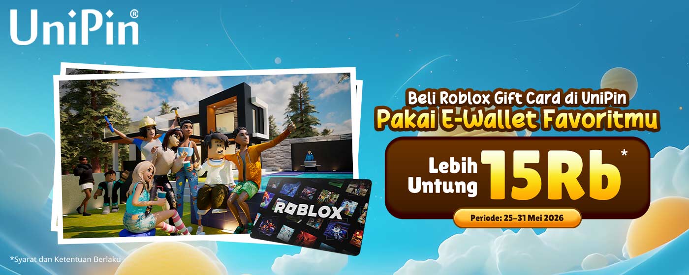 Main Roblox Lebih Puas! Top Up di UniPin Bisa Hemat 15Ribu!